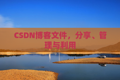 CSDN博客文件，分享、管理与利用